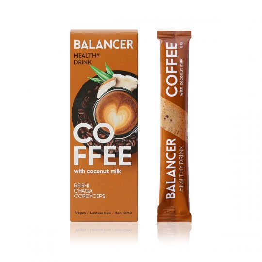 Напиток растворимый BALANCER COFFEE «Кофе на кокосовом молоке», 10 стиков